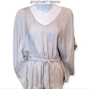 🍍Express Dressy Silver Top